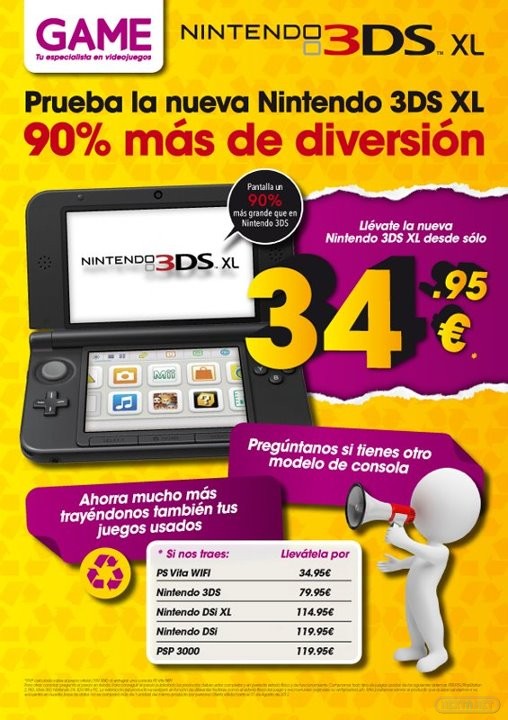 Promoción 3DS XL Game 19-07