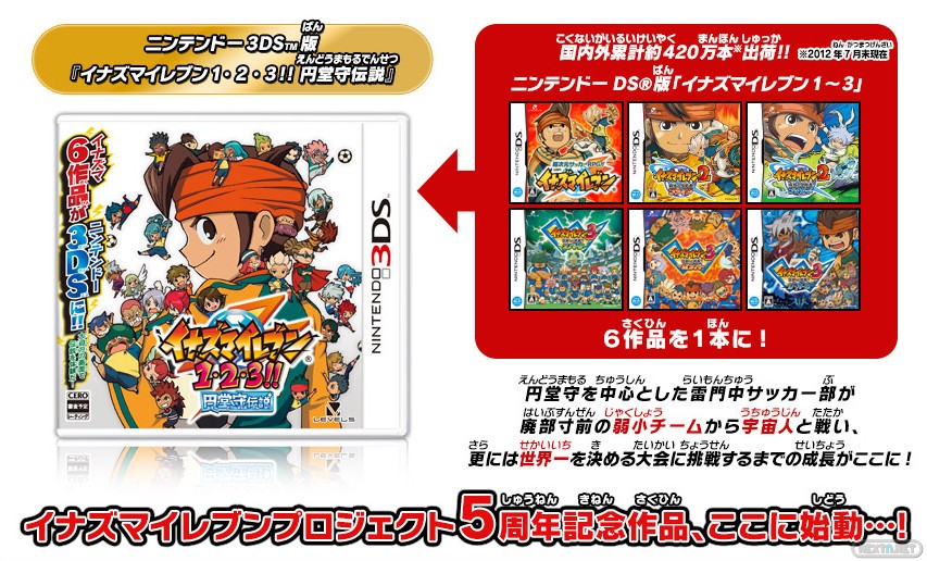 Inazuma Eleven 1.2.3. 3DS 06