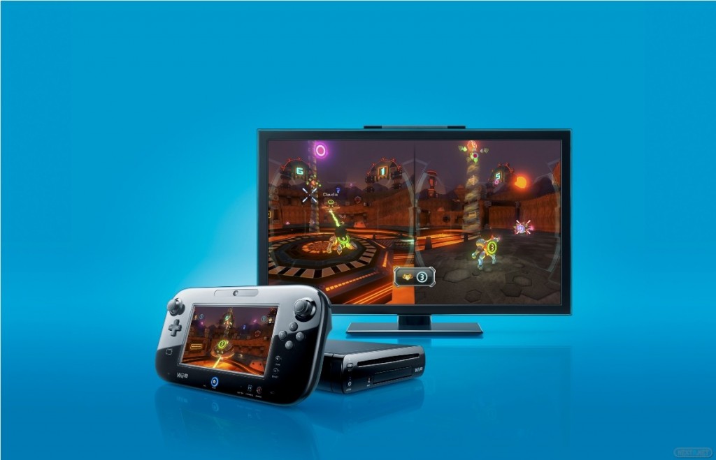 Wii U y Wii U GamePad negro Premium NIntendo Land 16-09