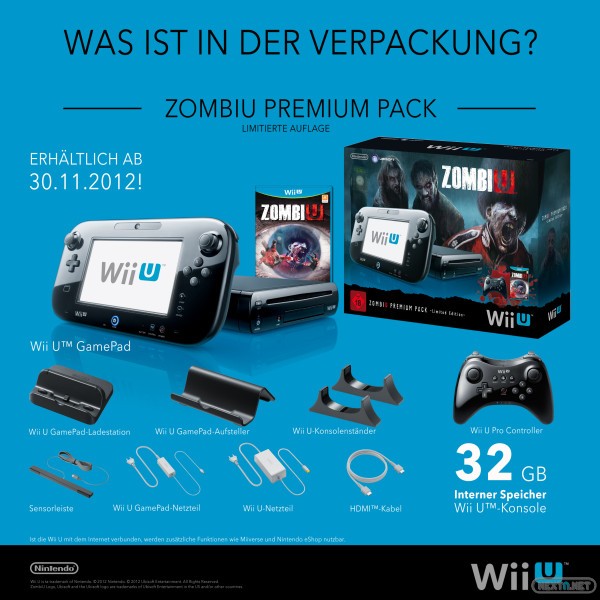 Primer vistazo al pack ZombiU y todo lo que incluye – Wii U