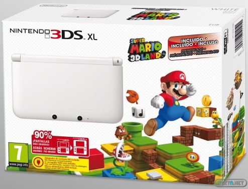 3DS Blanca Mario 3D Land 12-11