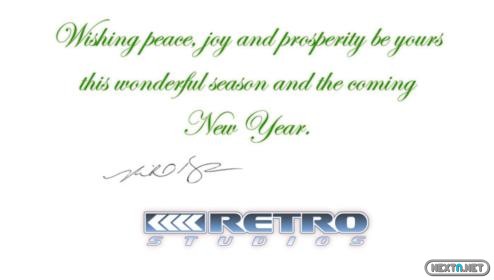 Postal navideña Retro Studios 02