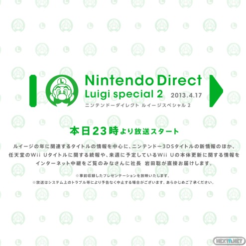 1304-17 Nintendo Direct Luigi Special 2