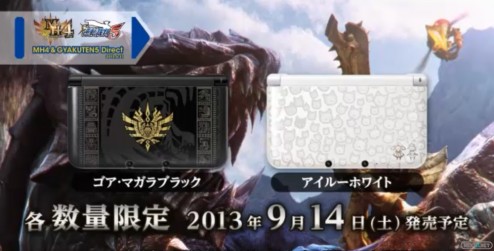 1305-31 Monster Hunter 4 3DS modelos