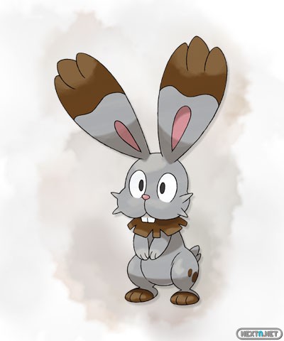 1308-09 Pokémon X-Y Bunnelby artwork