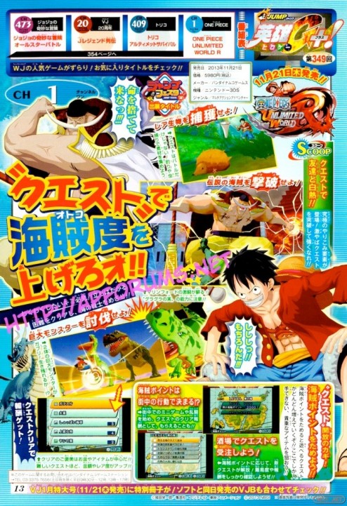 1310-29 One Piece Unlimited World Red