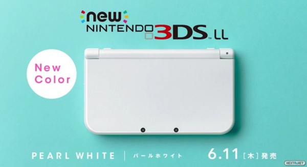 1505-27 New 3DS XL Pearl White