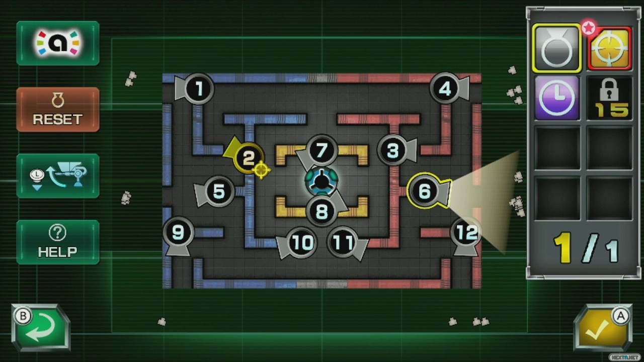 ... la que hayamos escogido en la pantalla táctil. Apunta con el joystick y... ¡dispara!