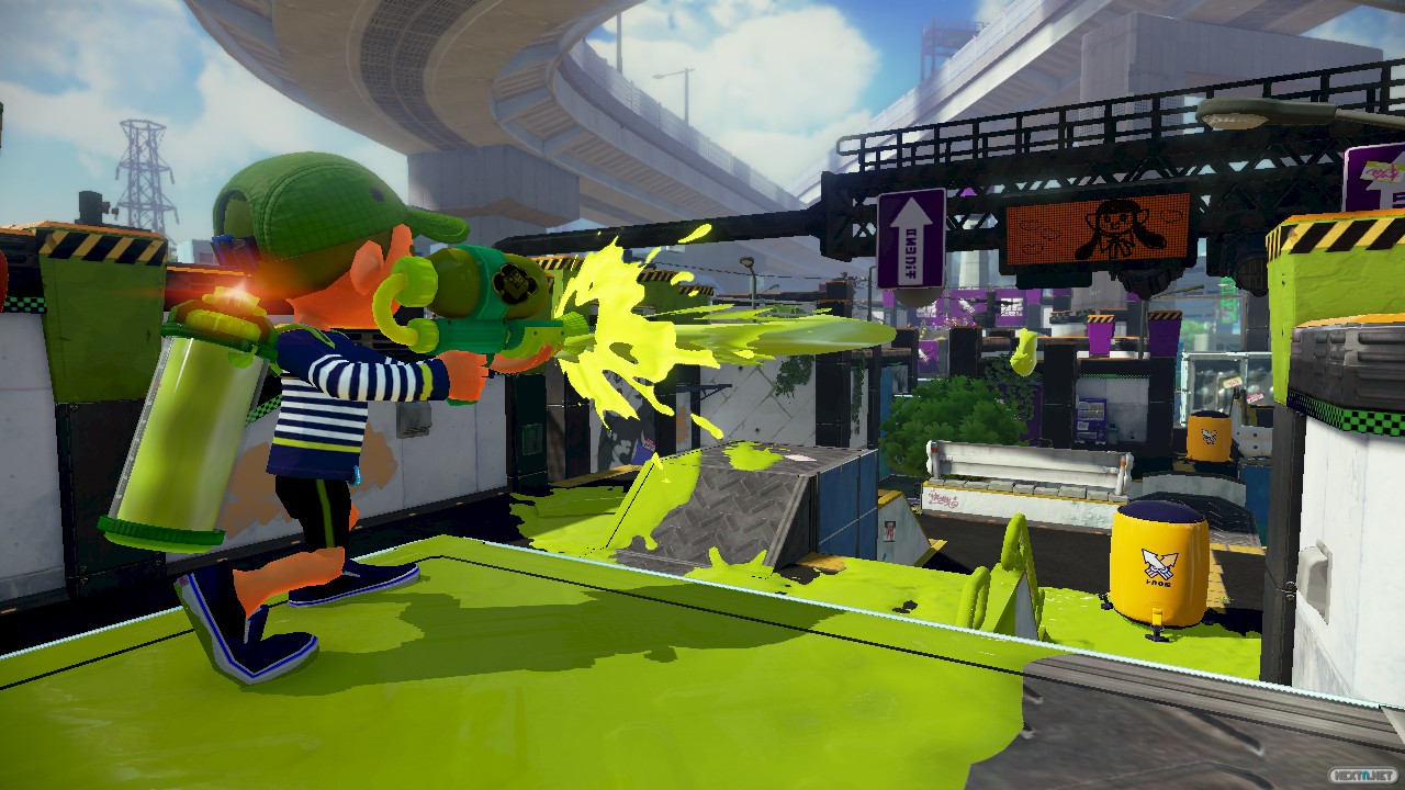 Splatoon Lanzatintas Wasabi