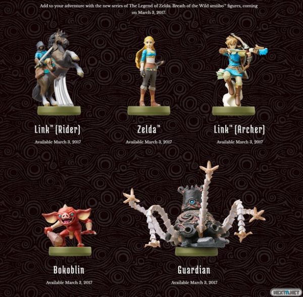 The Legend of Zelda Breath of the Wild amiibo