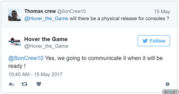 Hover: Revolt of Gamers Switch
