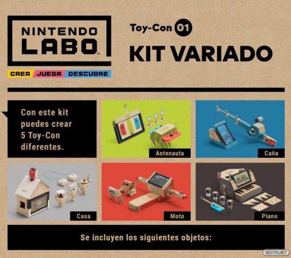 Nintendo Labo Kit Variado