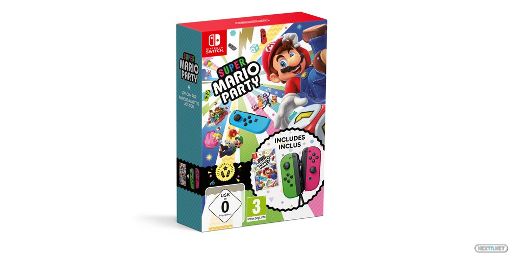 Super Mario Party pack edición limitada Joy-Con
