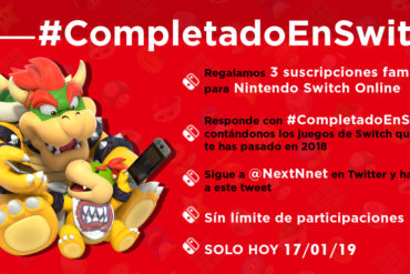 Concurso #CompletadoEnSwitch Nintendo Switch Online