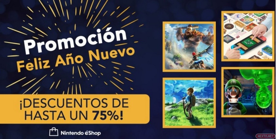 ofertas año nuevo eshop Nintendo Switch