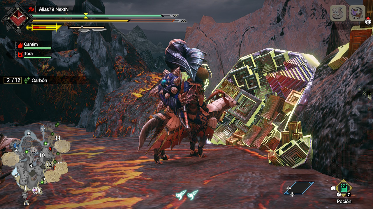 Guía Monster Hunter Rise Mineral Raro