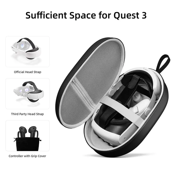 Interior funda de transporte ANNAPRO para Meta Quest 3