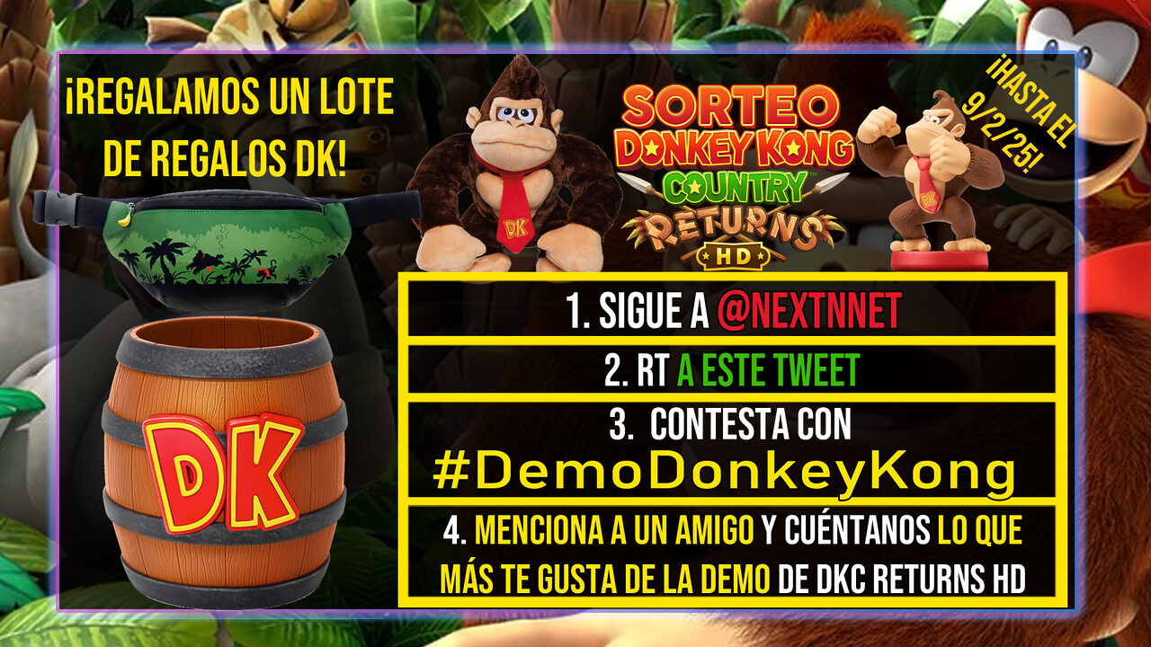 Sorteo Demo Donkey Kong Country Returns HD