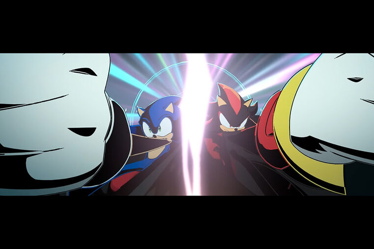 Sonic Racing CrossWorlds Animación 2D Teaser Tráiler Anime Expo Los Ángeles Sonic Racing: Crossworlds