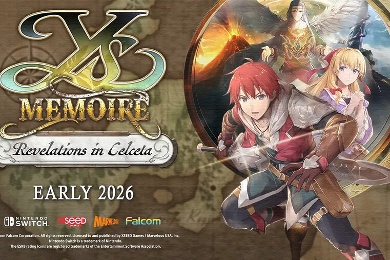 Ys Memoire Revelations in Celceta Nintendo Switch Anunciado Occidente 2026