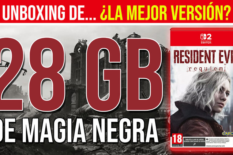 Unboxing Resident Evil Requiem Nintendo Switch 2