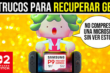 Trucos ahorrar espacio Samsung P9 microSD Express Nintendo Switch 2