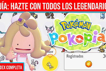 Guía Pokémon Pokopia legendarios completar Pokédex completa portada