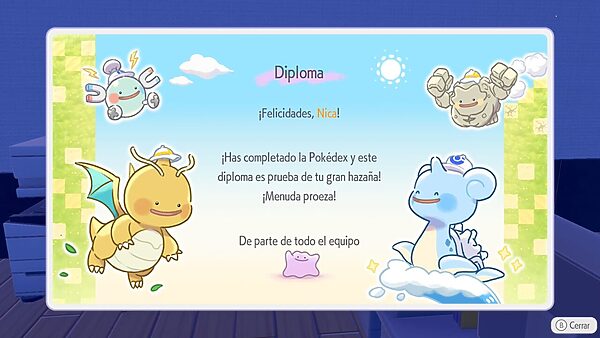 Guía Pokémon Pokopia legendarios completar Pokédex diploma