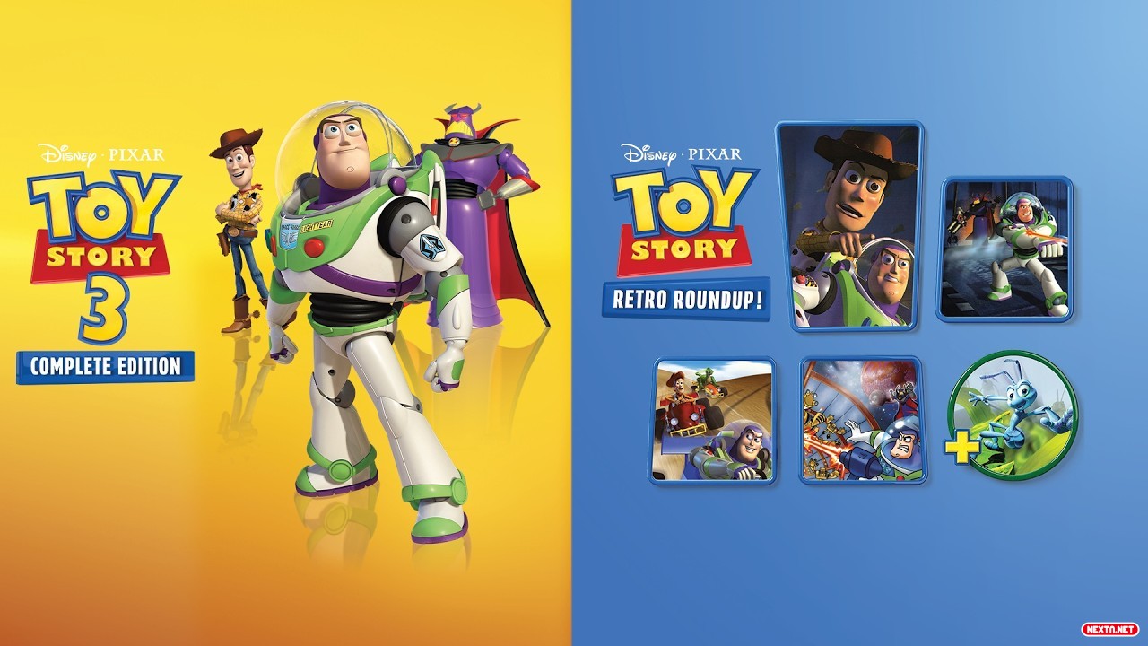 Toy Story Retro Roundup! Toy Story 3 Complete Edition Anunciado 15 Octubre Formato Físico Nintendo Switch 2 PS5 PS4 Xbox Series PC
