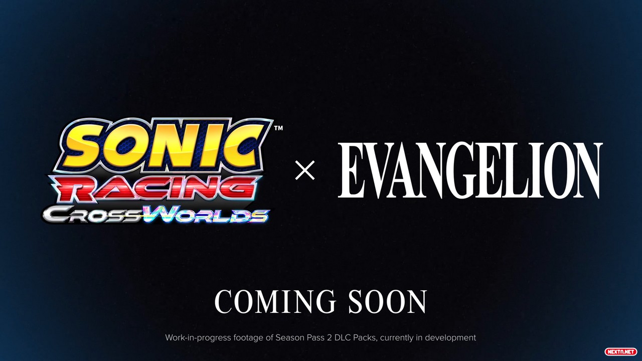 Sonic Racing CrossWorlds DLC Godzilla Evangelion Summer Game Fest Anuncio