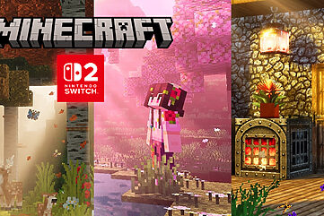Minecraft Nintendo Switch 2 actualización gratis Vibrant visuals - Visuales Vibrantes