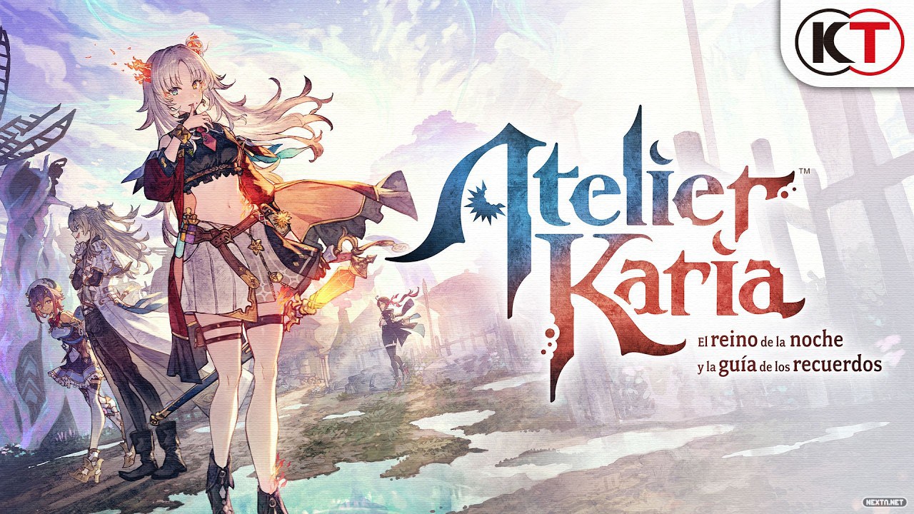 Atelier Karia El reino de la noche y la guía de los recuerdos Tráiler Nintendo Switch 2 PS5 Xbox Series PC
